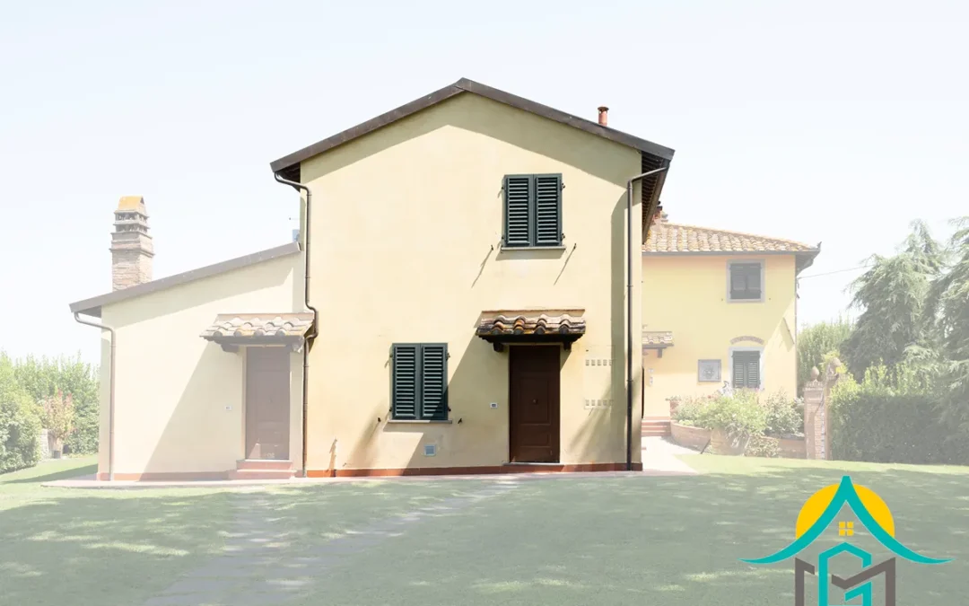 TERRATETTO CON GIARDINO E POSTO AUTO – INGRESSO AUTONOMO IN VILLETTA BIFAMILIARE LIBERO SU TRE LATI IN VENDITA A EMPOLI